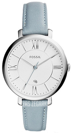 Fossil Biały/Skóra Ø36 mm ES3821