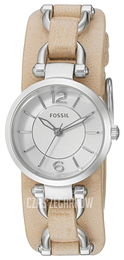 Fossil Georgia Srebrny/Skóra Ø26 mm ES3854