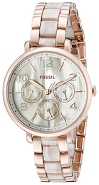 Fossil Jacqueline Srebrny/Stal w kolorze różowego złota Ø36 mm ES3921