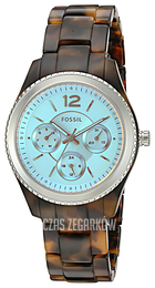 Fossil Niebieski/Żywica z tworzywa sztucznego Ø38 mm ES4016