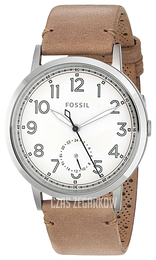 Fossil Biały/Skóra Ø40 mm ES4060