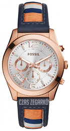 Fossil Damklockor Srebrny/Skóra Ø39 mm ES4082