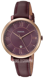 Fossil Jacqueline Czerwony/Skóra Ø36 mm ES4099