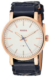 Fossil Boyfriend Biały/Skóra Ø38 mm ES4182