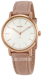 Fossil Biały/Skóra Ø34 mm ES4185