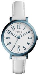 Fossil Jacqueline Biały/Skóra Ø36 mm ES4203
