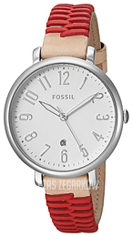 Fossil Jacqueline Biały/Skóra Ø36 mm ES4204