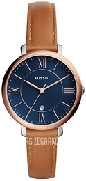 Fossil Jacqueline Niebieski/Skóra Ø36 mm ES4274