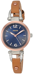 Fossil Georgia Niebieski/Skóra Ø26 mm ES4277