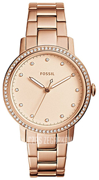 Fossil Różowe złoto/Stal w kolorze różowego złota Ø33 mm ES4288