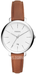 Fossil Jacqueline Biały/Skóra Ø36 mm ES4368