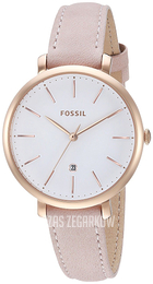 Fossil Jacqueline Biały/Skóra Ø36 mm ES4369