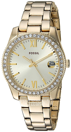 Fossil Srebrny/Stal w odcieniu złota Ø32 mm ES4374