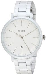 Fossil Jacqueline Biały/Stal Ø36 mm ES4397