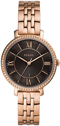 Fossil Brązowy/Stal w kolorze różowego złota Ø36 mm ES4723