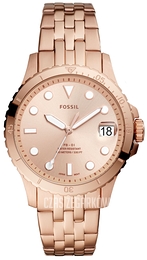 Fossil FB-01 Różowe złoto/Stal w kolorze różowego złota Ø36 mm ES4748