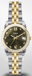 Fossil Scarlette Mini Zielony/Stal Ø32 mm ES5123