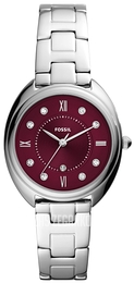 Fossil Gabby Czerwony/Stal Ø34 mm ES5126