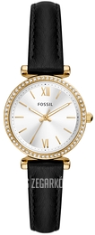 Fossil Carlie Srebrny/Skóra Ø28 mm ES5127