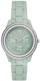 Fossil Stella Zielony Ø37 mm ES5152