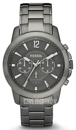 Fossil Chronograph Szary/Stal Ø44 mm FS4584