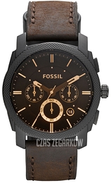 Fossil Machine Czarny/Skóra Ø42 mm FS4656IE