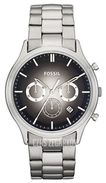 Fossil Ansel Czarny/Stal Ø41 mm FS4673