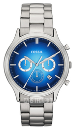 Fossil Ansel Niebieski/Stal Ø41 mm FS4674