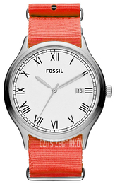 Fossil Srebrny/Tkanina Ø41 mm FS4796