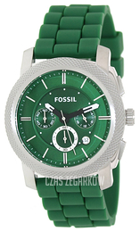 Fossil Machine Zielony/Guma Ø46 mm FS4809