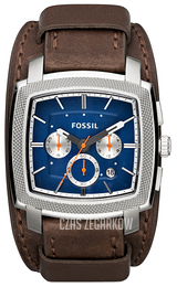 Fossil Machine Niebieski/Skóra FS4810