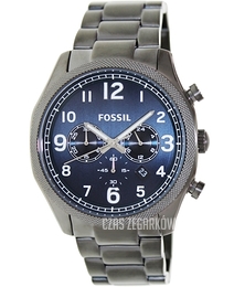 Fossil Niebieski/Stal Ø45 mm FS4863