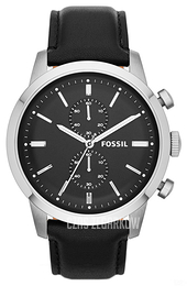 Fossil Townsman Czarny/Skóra Ø48 mm FS4866