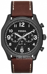 Fossil Czarny/Skóra Ø45 mm FS4887