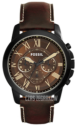 Fossil Grant Brązowy/Skóra Ø44 mm FS5088