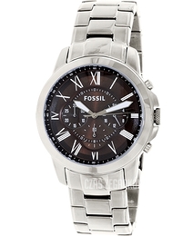 Fossil Grant Brązowy/Stal Ø45 mm FS5090