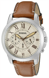 Fossil Dress Beżowy/Skóra Ø45 mm FS5118