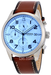 Fossil Srebrny/Skóra Ø44 mm FS5169