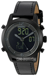 Fossil Pilot 54 Czarny/Skóra Ø44 mm FS5174
