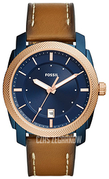 Fossil Machine Niebieski/Skóra Ø42 mm FS5266