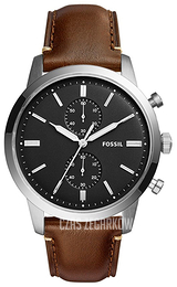 Fossil Townsman Czarny/Skóra Ø44 mm FS5280
