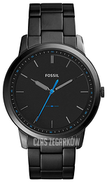 Fossil Czarny/Stal Ø44 mm FS5308