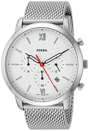 Fossil Chronograph Biały/Stal Ø44 mm FS5382