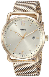 Fossil Szampański/Stal w odcieniu złota Ø42 mm FS5420