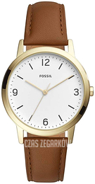 Fossil Blake Biały/Skóra Ø40 mm FS5427