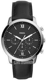 Fossil Neutra Chronograph Czarny/Skóra Ø44 mm FS5452