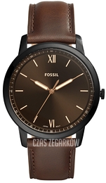 Fossil The Minimalist 3H Czarny/Skóra Ø44 mm FS5551