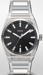 Fossil Everett 3 Czarny/Stal Ø42 mm FS5821