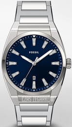 Fossil Everett 3 Niebieski/Stal Ø42 mm FS5822