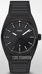 Fossil Everett 3 Czarny/Stal Ø42 mm FS5824